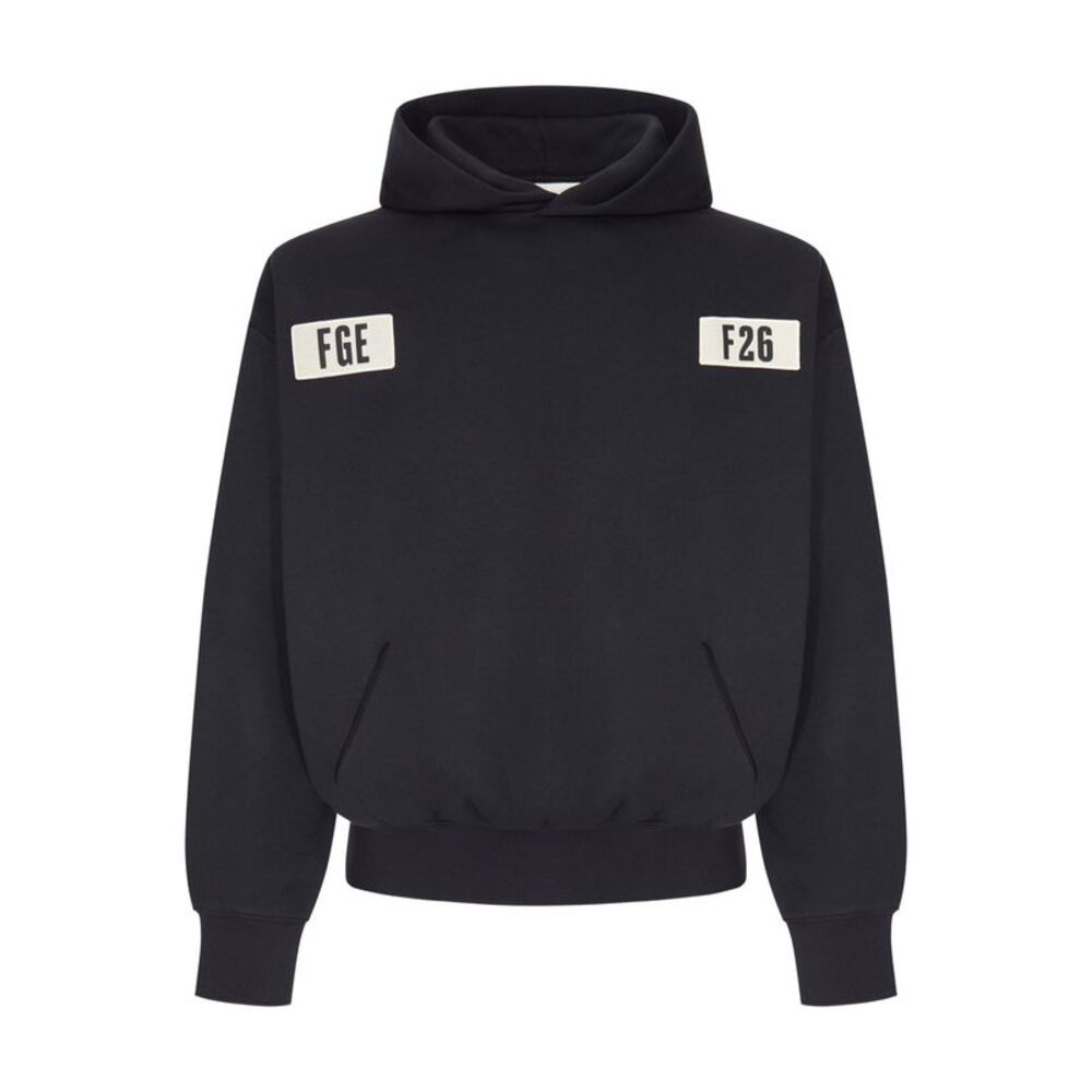 Fear Of God Essentials Men Oversized Hoodie With Front Patches